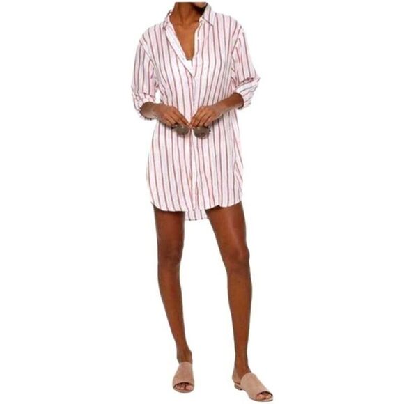 ONIA Size Small Marie Dress in Spanish Red Swim Cover Up Dress NWT - Picture 1 of 7